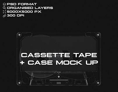 Cassette Tape + Case Mock Up