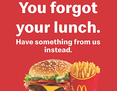 McDonalds Transit Ad Campaign