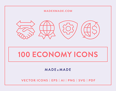 Line Icons – Economy