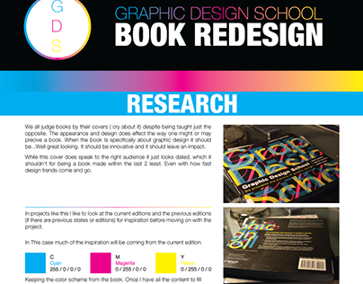 Graphic Design School book redesign