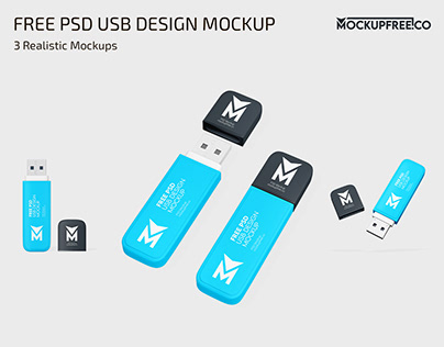 Free USB Design Mockup