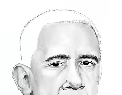 Quick sketch of President Obama