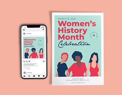 Women's History Month Template Set