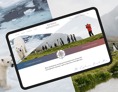 Polar expeditions UX/UI Web Design