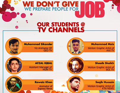 Our Students @ TV Channels