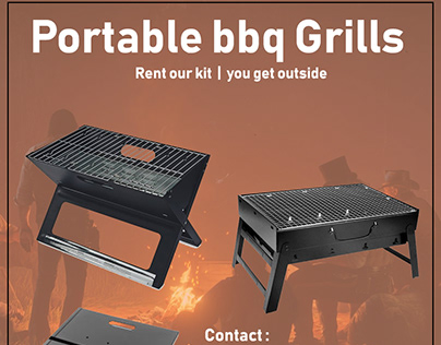 Portable bbq Grills for rent