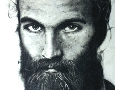 Drawing: Beardy man