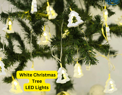 White Christmas Tree LED Lights