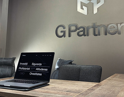 G Partners™ launch with metal logo in office / 🇲🇩MD