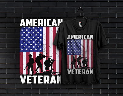 USA Veteran T-shirt Design,American T-Shirt Design.