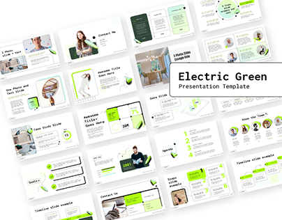 Electric Green Presentation Template