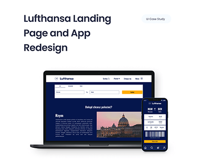 Lufthansa Landing Page and App Redesign
