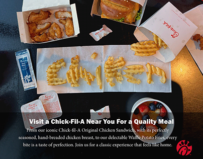 Project thumbnail - Chick-Fil-A Creative Typography