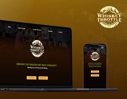Whiskey Throttle Cafe / Web Design