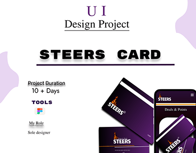 UI project Card design for Steers