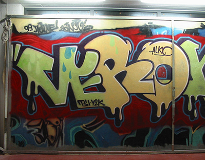 Graffito, strappato da parete