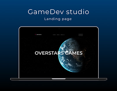 Overstars - GameDev Landing Page