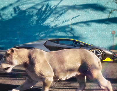 100% CGI "Lamborghini - Lioness