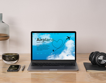 Airplane | First screen | Web-Design