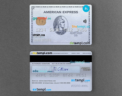 USA Chase bank amex platinum card
