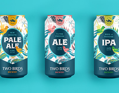 Two Birds Brewery - Logo & Packaging
