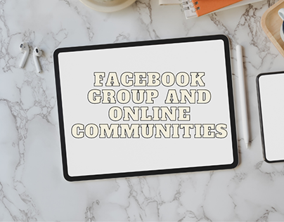 Facebook group and online communities