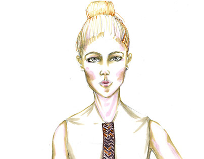 Fashion illustration 1// Always ready to be inspired.