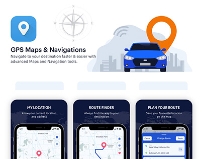 GPS, Maps & Navigation Application