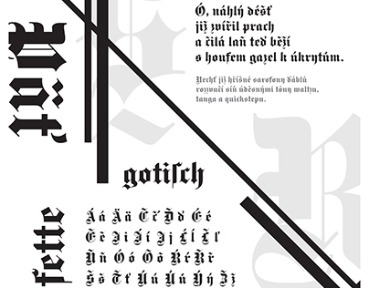 Diacritics for Fette Gotisch