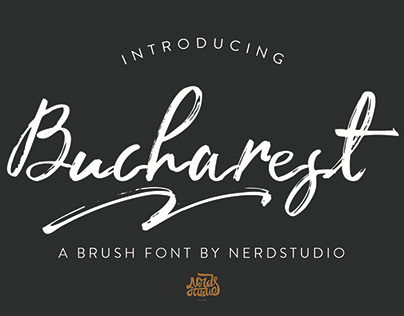 Bucharest Brush Font