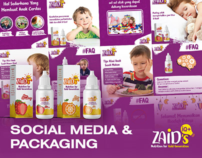 Social Media & Packaging Design | Zaid's