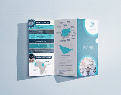 Brochure design for Leaders Medical Supplies Import