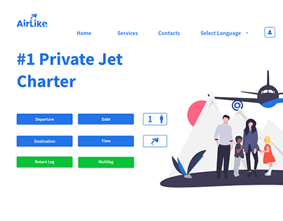 Airlike private jet Charter Website