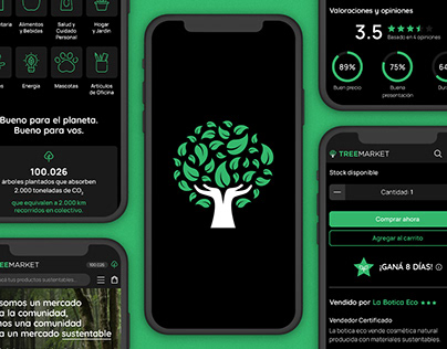TreeMarket Branding + Landing & Product Web