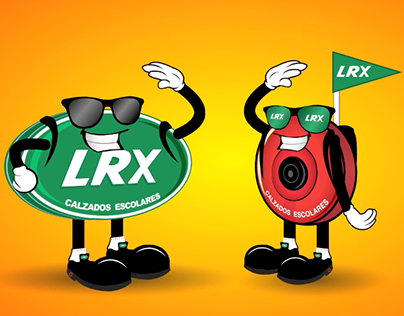 LRX Escolar - Creación de personajes de marca.