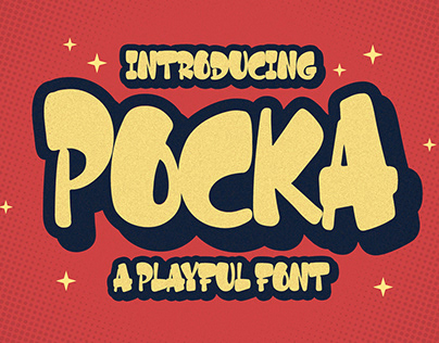 Pocak a Playful Font