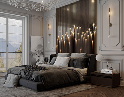 White Classic bedroom