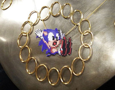 Sonic the Hedgehog necklace