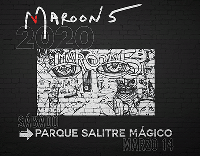 Promocionales Maroon 5 Bogotá