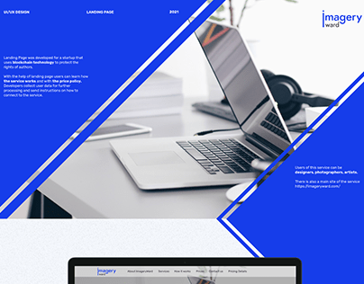 Landing Page for copyright protection
