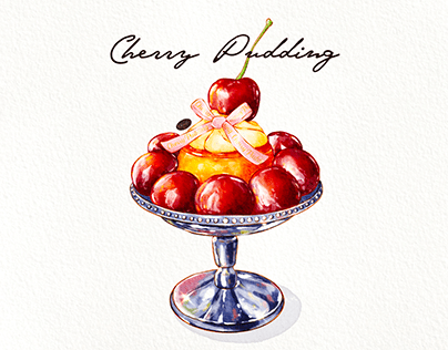 Project thumbnail - Digital Illustration - Cherry Pudding