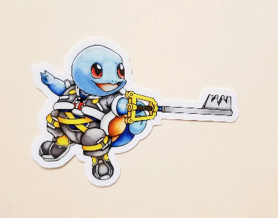 Kingdom Hearts: Squirtle cross over