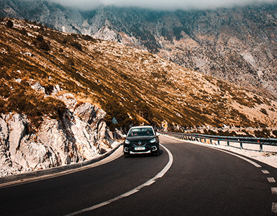 Mountain roads in Albania