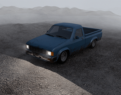Old Hilux inspired car