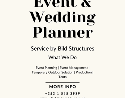 The Best Wedding Planners Ireland | BILD Structures