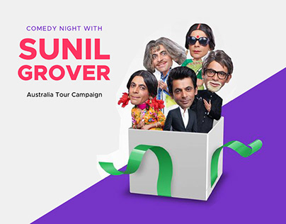 Sunil Grover Projects | Photos, videos, logos, illustrations and branding  on Behance