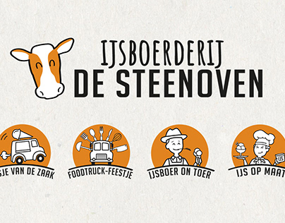 Huisstijl IJsboerderij de Steenoven (2019)