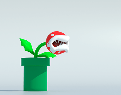 RENDER Planta Piranha - Super Mario | FULL CGI