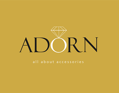 Adorn | Logo Design | Accessories Logo Branding