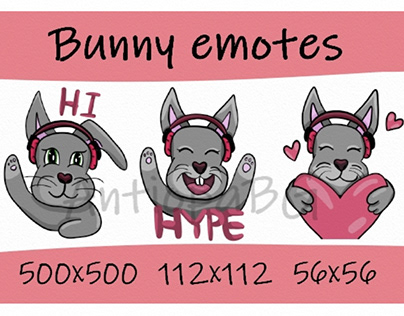 Cute Bunny Emotes